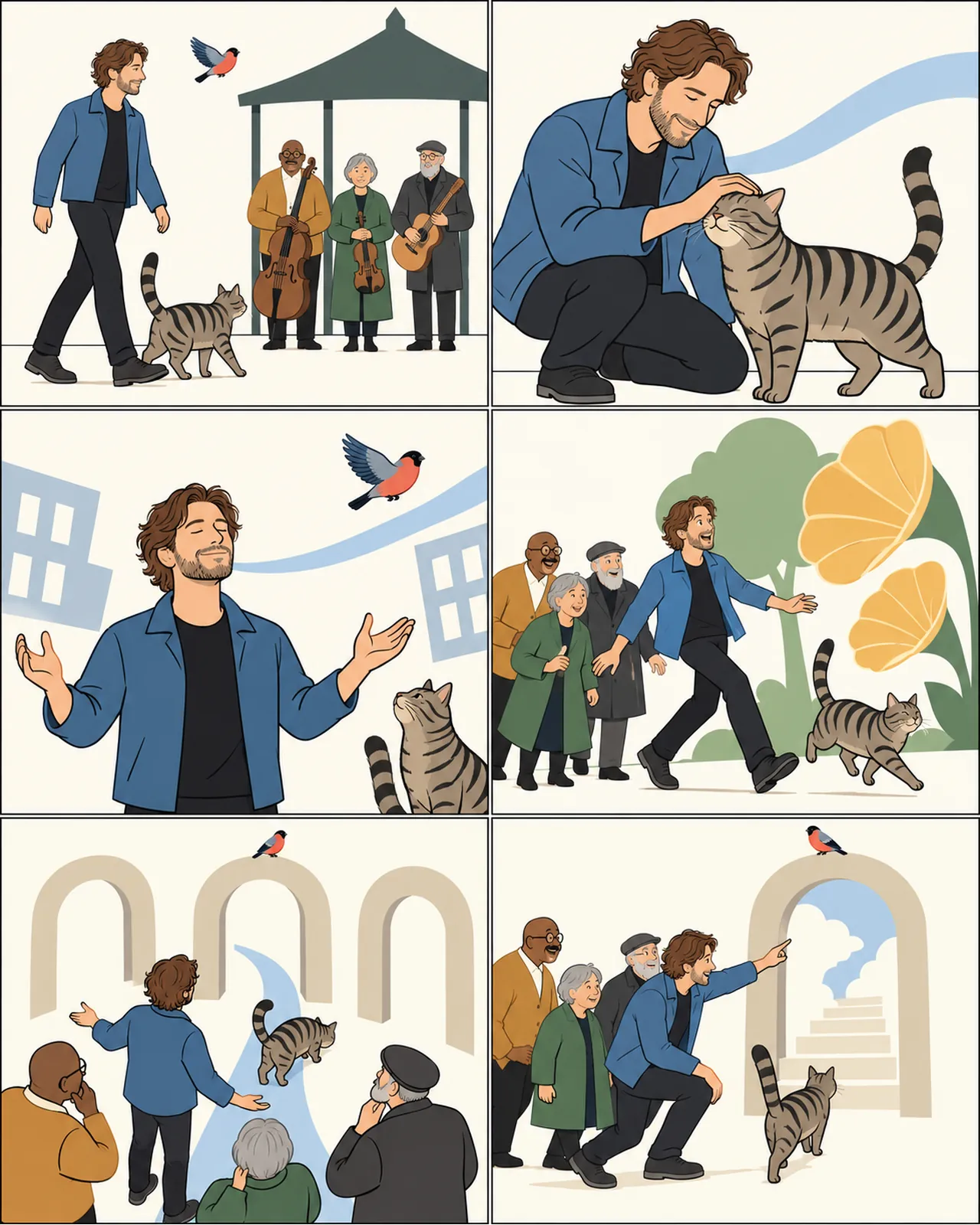 Minimal Cartoon Edition preview, comic Page 1